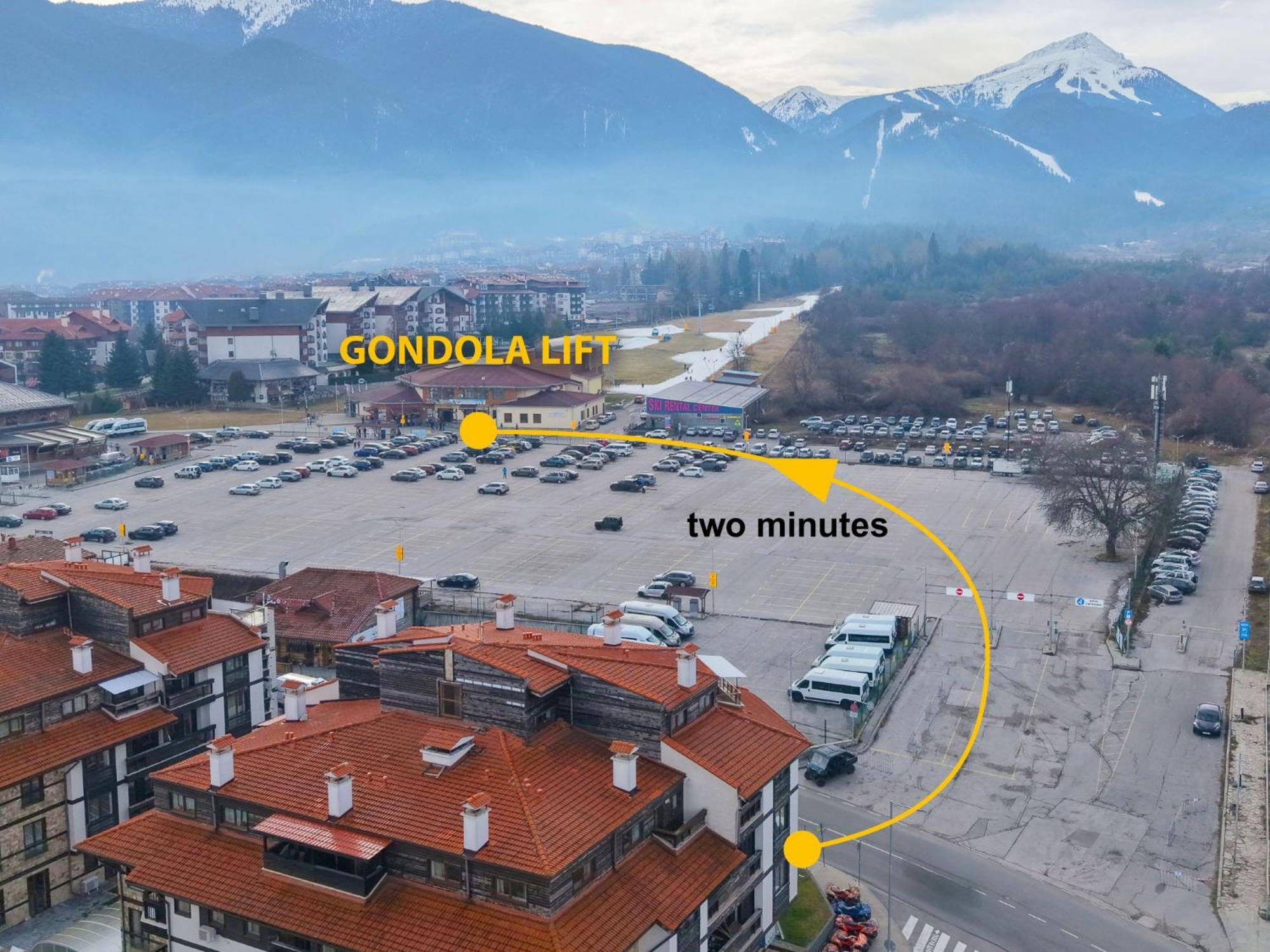Great Location Near Lift Lägenhet Bansko Exteriör bild